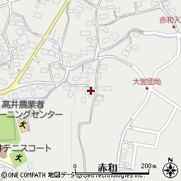 長野県上高井郡高山村高井2098周辺の地図