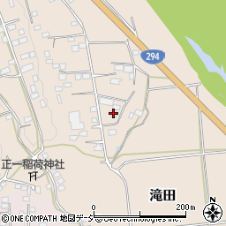 栃木県那須烏山市滝田553周辺の地図