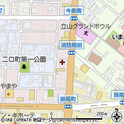 カーランド富山掛尾店周辺の地図