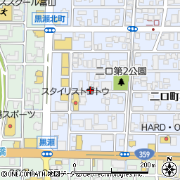 富山県富山市二口町5丁目周辺の地図