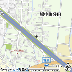 富山県富山市婦中町分田192周辺の地図