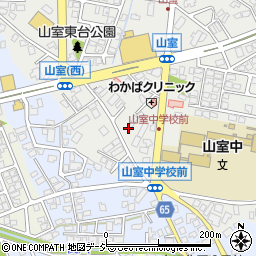 富山県富山市山室268-3周辺の地図