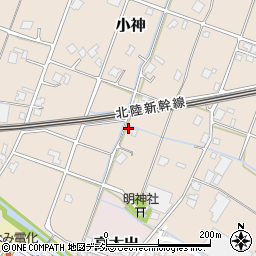 富山県小矢部市小神149周辺の地図