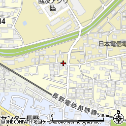 長野県長野市富竹周辺の地図