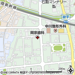 富山県小矢部市綾子3888周辺の地図