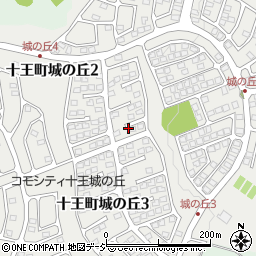 茨城県日立市十王町城の丘周辺の地図