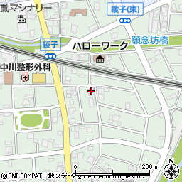 富山県小矢部市綾子5157周辺の地図