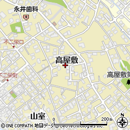 富山県富山市高屋敷185周辺の地図
