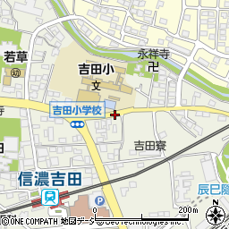 吉田小学校周辺の地図