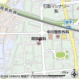 富山県小矢部市綾子3966周辺の地図
