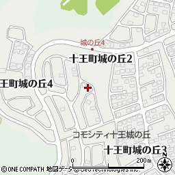 茨城県日立市十王町城の丘4丁目周辺の地図