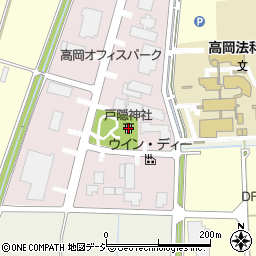 戸隠神社周辺の地図