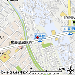 富山山室郵便局周辺の地図