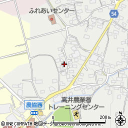 長野県上高井郡高山村高井581周辺の地図