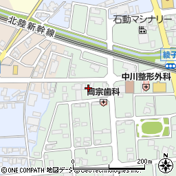富山県小矢部市綾子572周辺の地図
