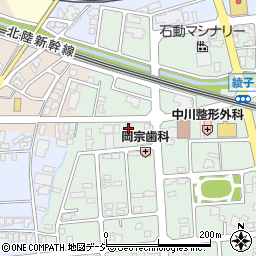 富山県小矢部市綾子529周辺の地図