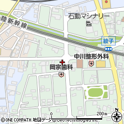 富山県小矢部市綾子540周辺の地図
