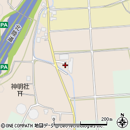 富山県高岡市今泉新76周辺の地図