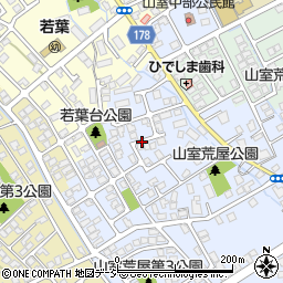 若葉東台公園周辺の地図