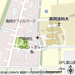 高岡法科大学前周辺の地図