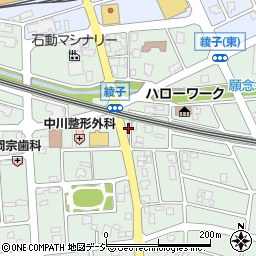 富山県小矢部市綾子5180周辺の地図