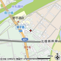 富山県小矢部市茄子島231周辺の地図