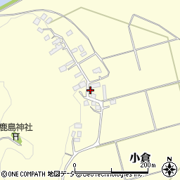 栃木県那須烏山市小倉75周辺の地図