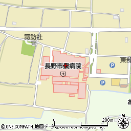 八十二銀行長野市民病院 ＡＴＭ周辺の地図