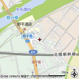 富山県小矢部市茄子島233周辺の地図