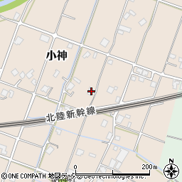 富山県小矢部市小神137周辺の地図