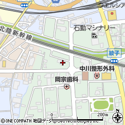 富山県小矢部市綾子5628周辺の地図