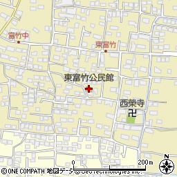 東富竹公民館周辺の地図