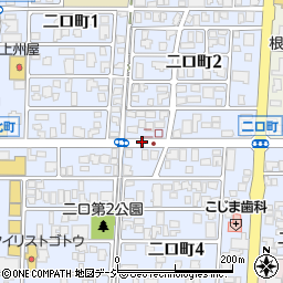 富山県富山市二口町周辺の地図
