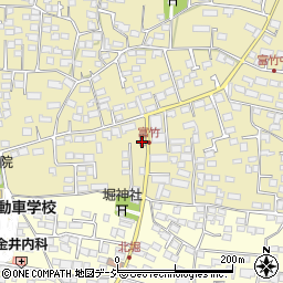ローソン長野富竹店周辺の地図
