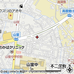 メガネハウス　富山山室店周辺の地図