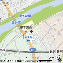 富山県小矢部市福久周辺の地図