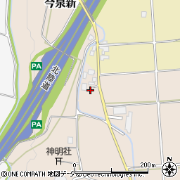 富山県高岡市今泉新111周辺の地図