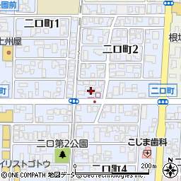 富山県富山市二口町2丁目6周辺の地図