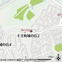 茨城県日立市十王町城の丘2丁目18周辺の地図