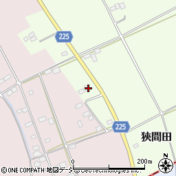 栃木県さくら市狹間田408-1周辺の地図