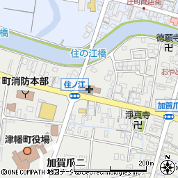 津幡郵便局周辺の地図
