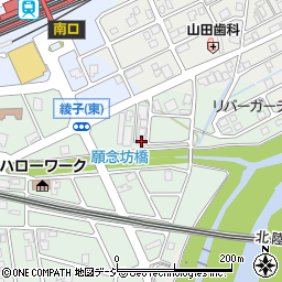 富山県小矢部市綾子140周辺の地図
