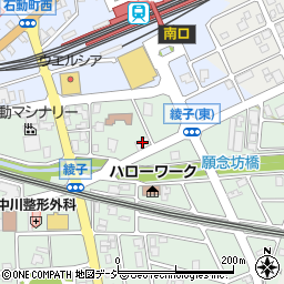 富山県小矢部市綾子5529周辺の地図