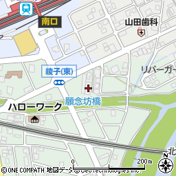 富山県小矢部市綾子152周辺の地図