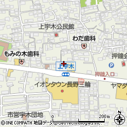 荻原製菓長野周辺の地図