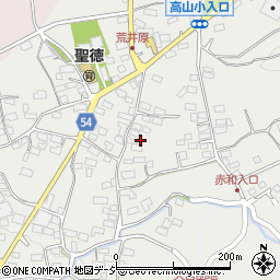 長野県上高井郡高山村高井2840周辺の地図