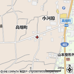 長野県須坂市小河原高畑町980-5周辺の地図