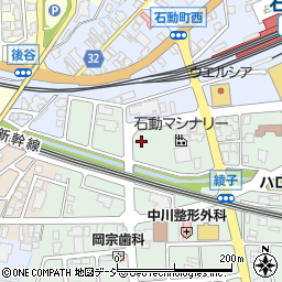 富山県小矢部市綾子5588周辺の地図