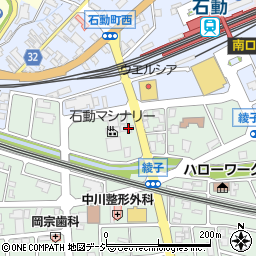 富山県小矢部市綾子5573周辺の地図