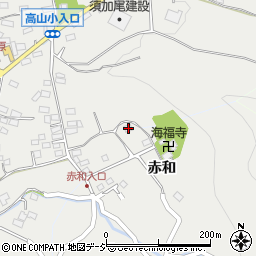 長野県上高井郡高山村高井2801周辺の地図